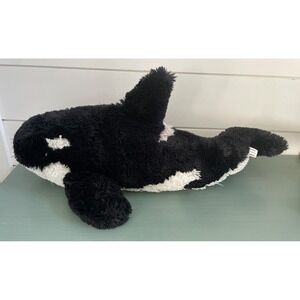 Seaworld Shamu Orca Killer Whale Stuffed Animal Plush Sea World Black‎ White